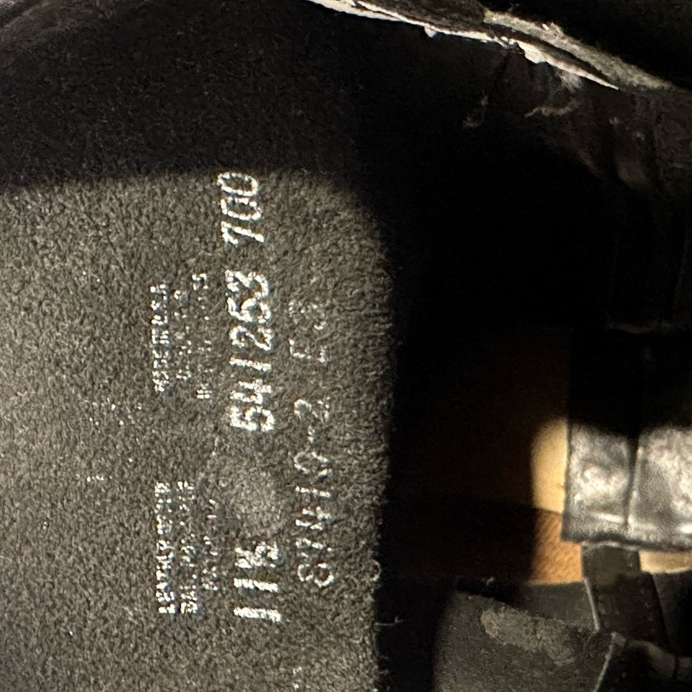Vintage Frye Black Leather Boots Mens 11.5 - Picture 5 of 6